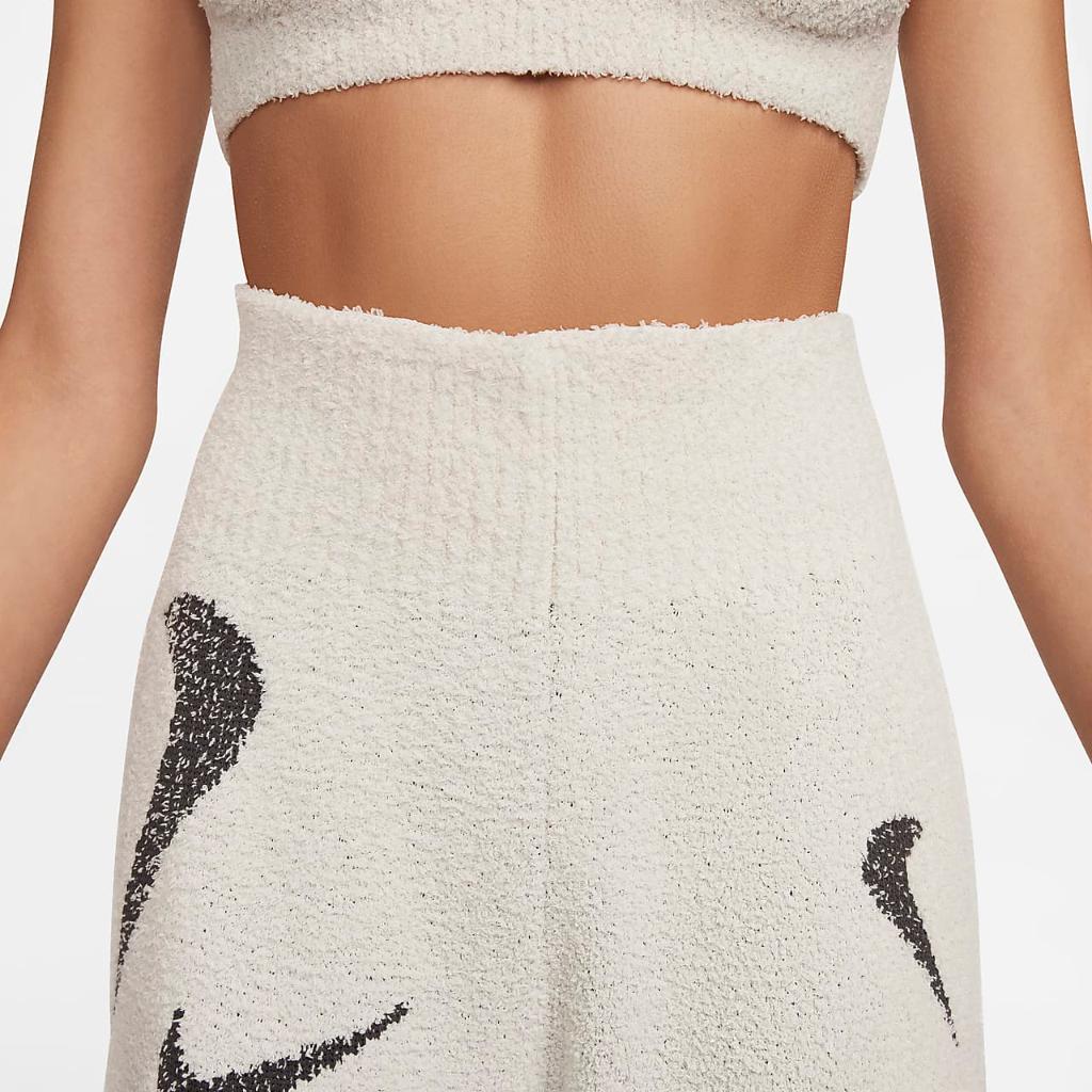 Nike Sportswear Phoenix Cozy Bouclé Women&#039;s High-Waisted Wide-Leg Knit Pants FD4288-104