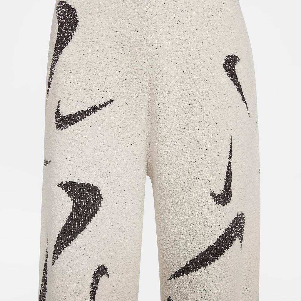 Nike Sportswear Phoenix Cozy Bouclé Women&#039;s High-Waisted Wide-Leg Knit Pants FD4288-104