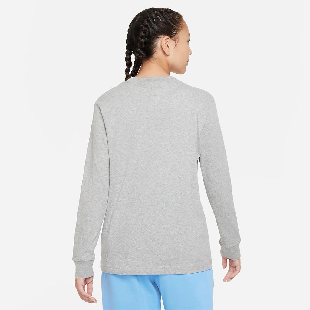 Nike Sportswear Big Kids&#039; (Girls&#039;) Long-Sleeve T-Shirt FD5359-063