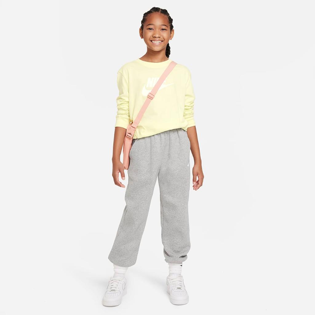 Nike Sportswear Big Kids&#039; (Girls&#039;) Long-Sleeve T-Shirt FD5359-331