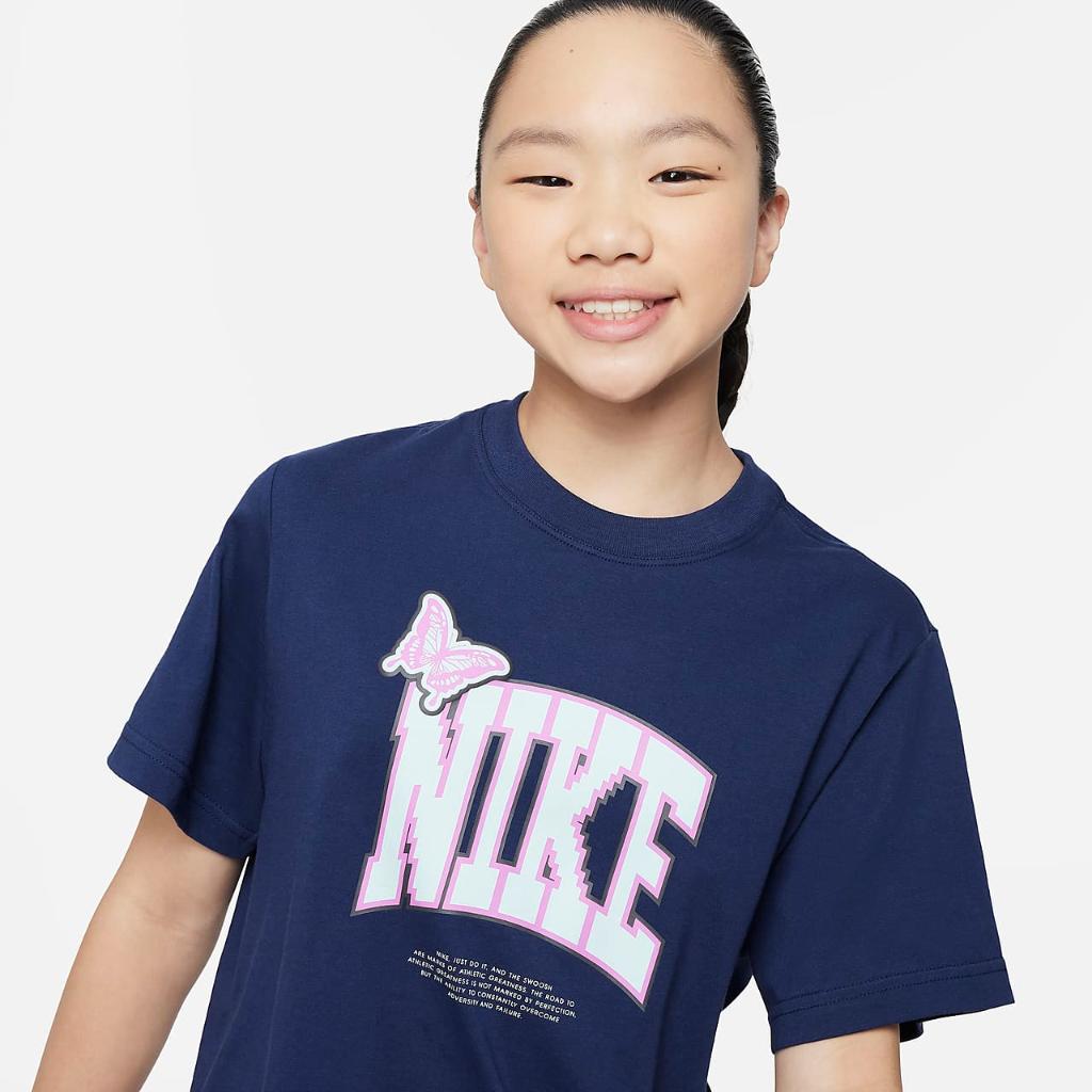 Nike Sportswear Big Kids&#039; (Girls&#039;) T-Shirt FD5371-410
