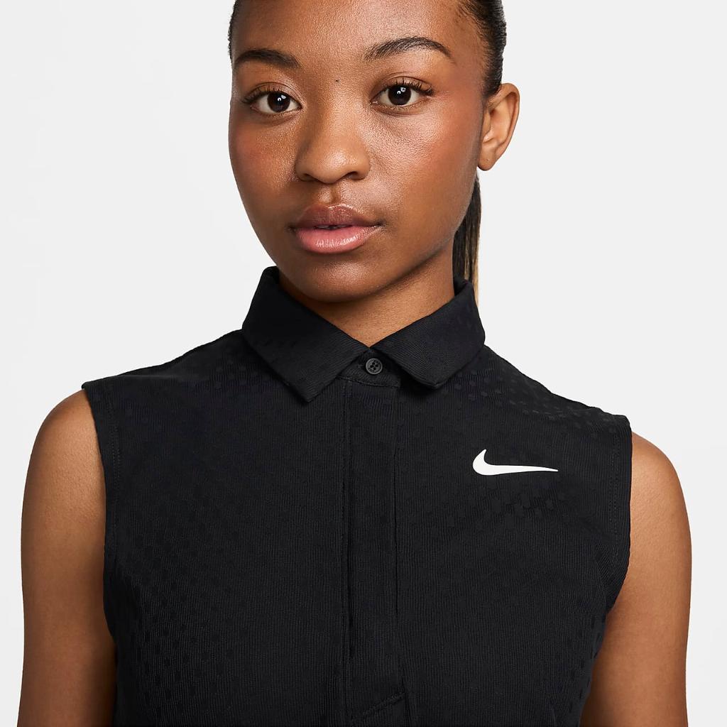 Nike Tour Women&#039;s Dri-FIT ADV Sleeveless Golf Polo FD5471-010