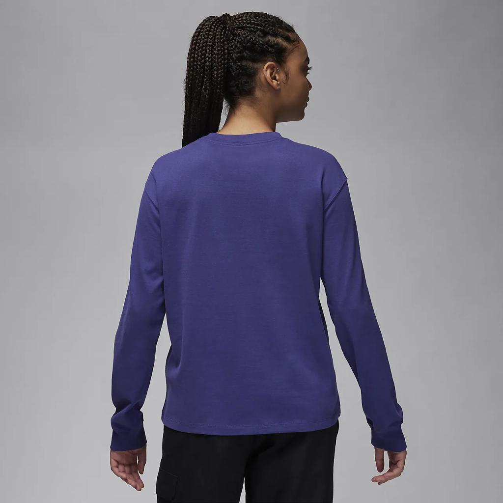 Jordan Women&#039;s Long-Sleeve Graphic T-Shirt FD7205-502