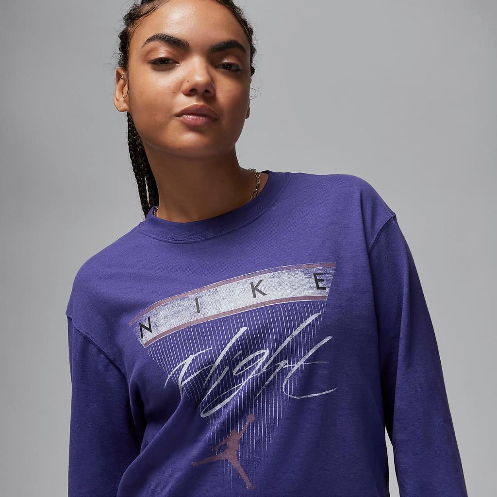Jordan Women&#039;s Long-Sleeve Graphic T-Shirt FD7205-502