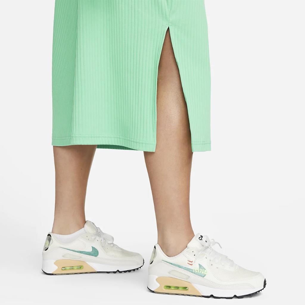 Nike Sportswear Women&#039;s High-Waisted Ribbed Jersey Skirt (Plus Size) FD7521-363