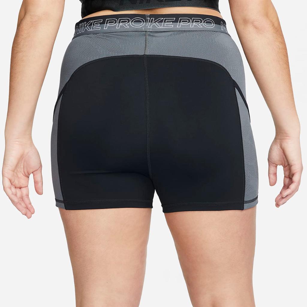 Nike Pro Women&#039;s High-Waisted 3&quot; Training Shorts with Pockets (Plus Size) FD7801-010