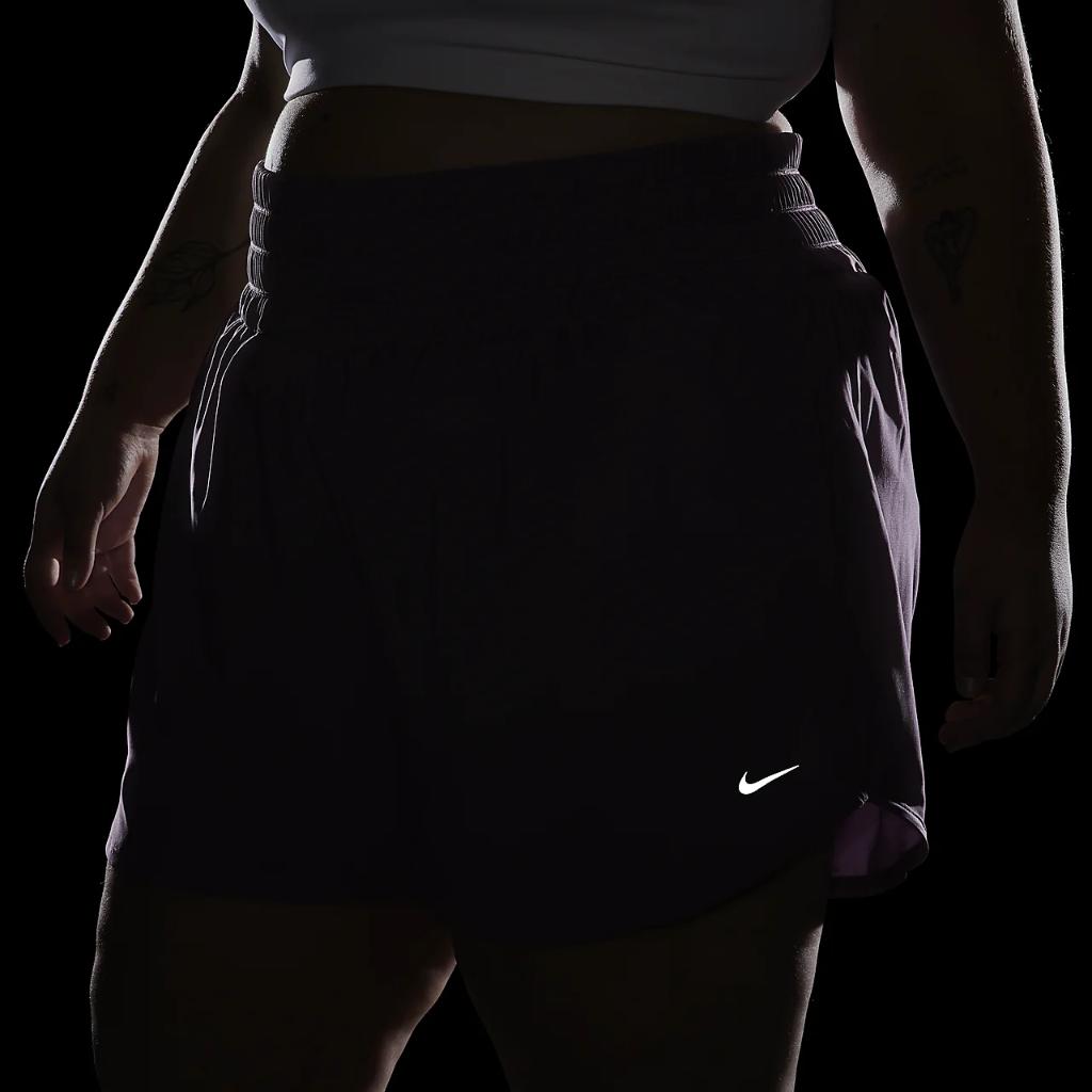 Nike Dri-FIT One Women&#039;s Ultra High-Waisted 3&quot; Brief-Lined Shorts (Plus Size) FD7839-536