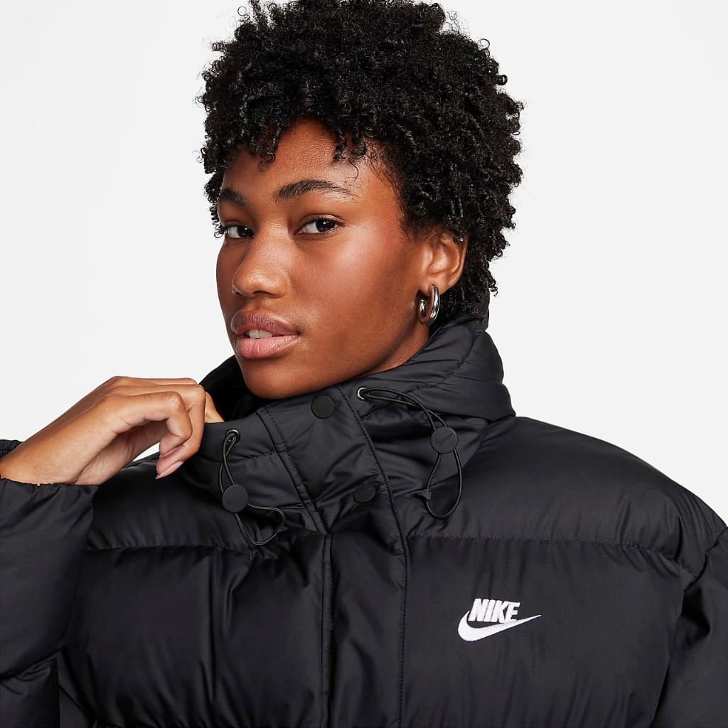 Nike Sportswear Metro Puffer Women&#039;s Therma-FIT Loose Hooded Jacket FD8290-010