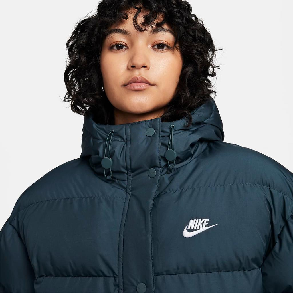 Nike Sportswear Metro Puffer Women&#039;s Therma-FIT Loose Hooded Jacket FD8290-328