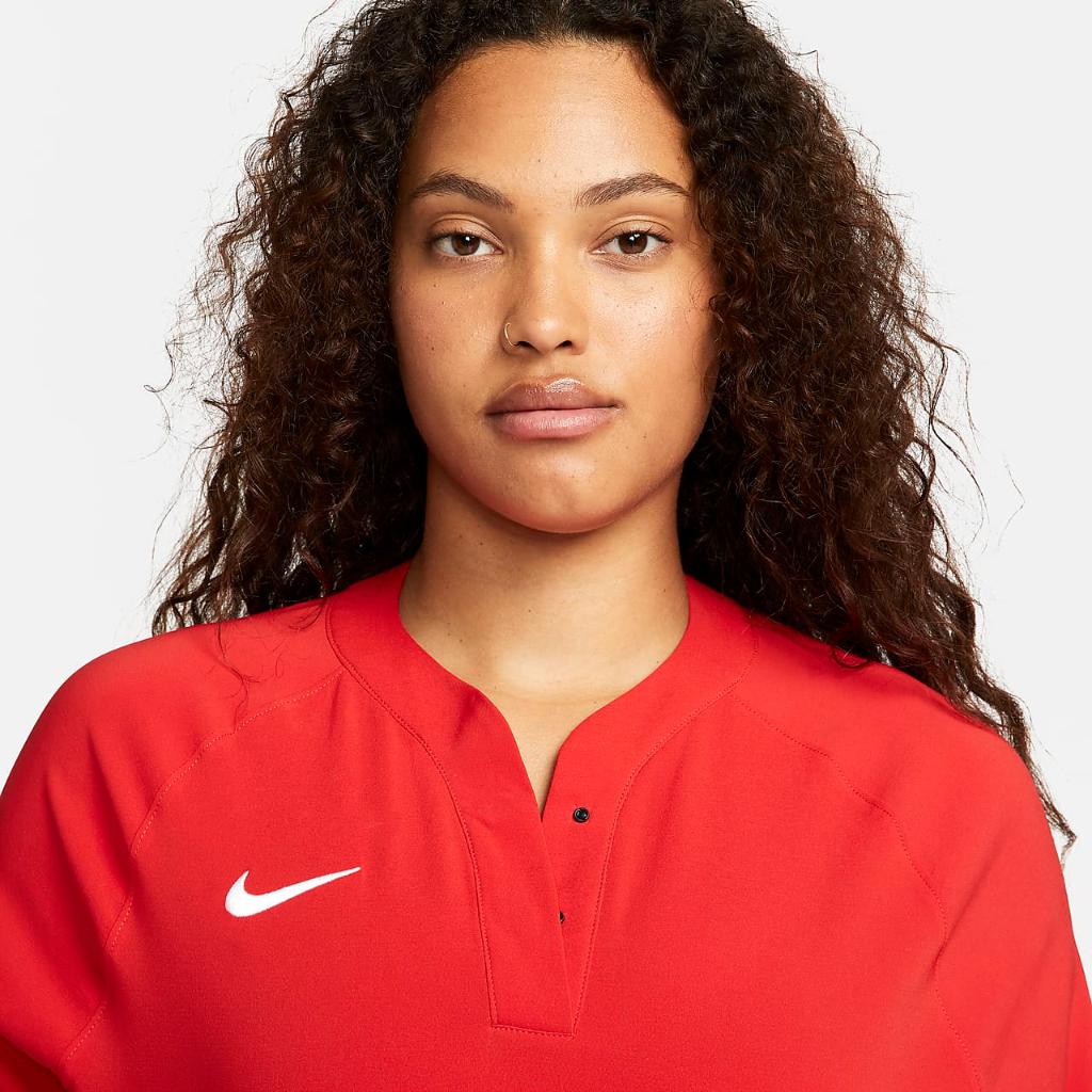Nike Women&#039;s Short-Sleeve Softball Windshirt FD9344-657