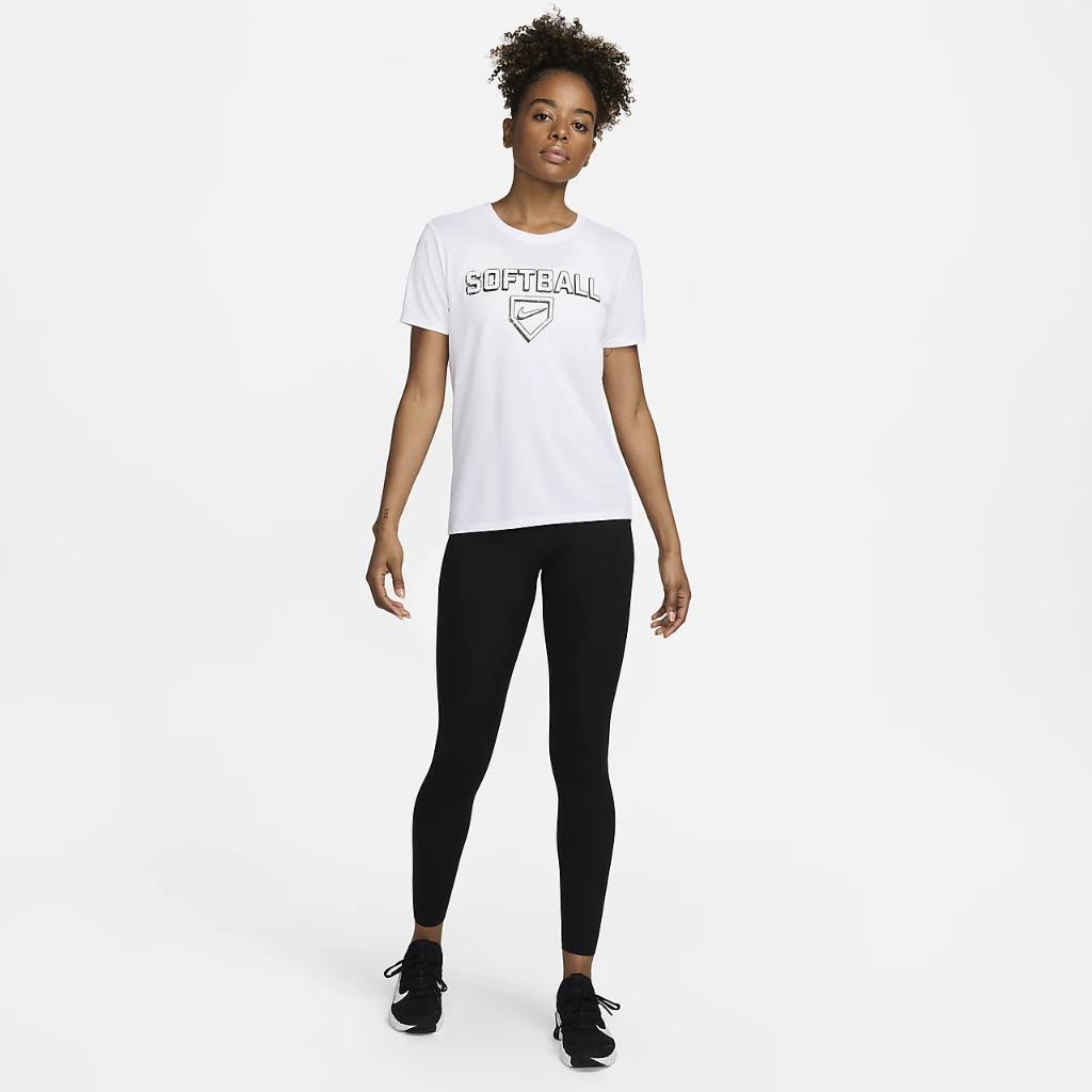 Nike Dri-FIT Women&#039;s Softball T-Shirt FD9347-100