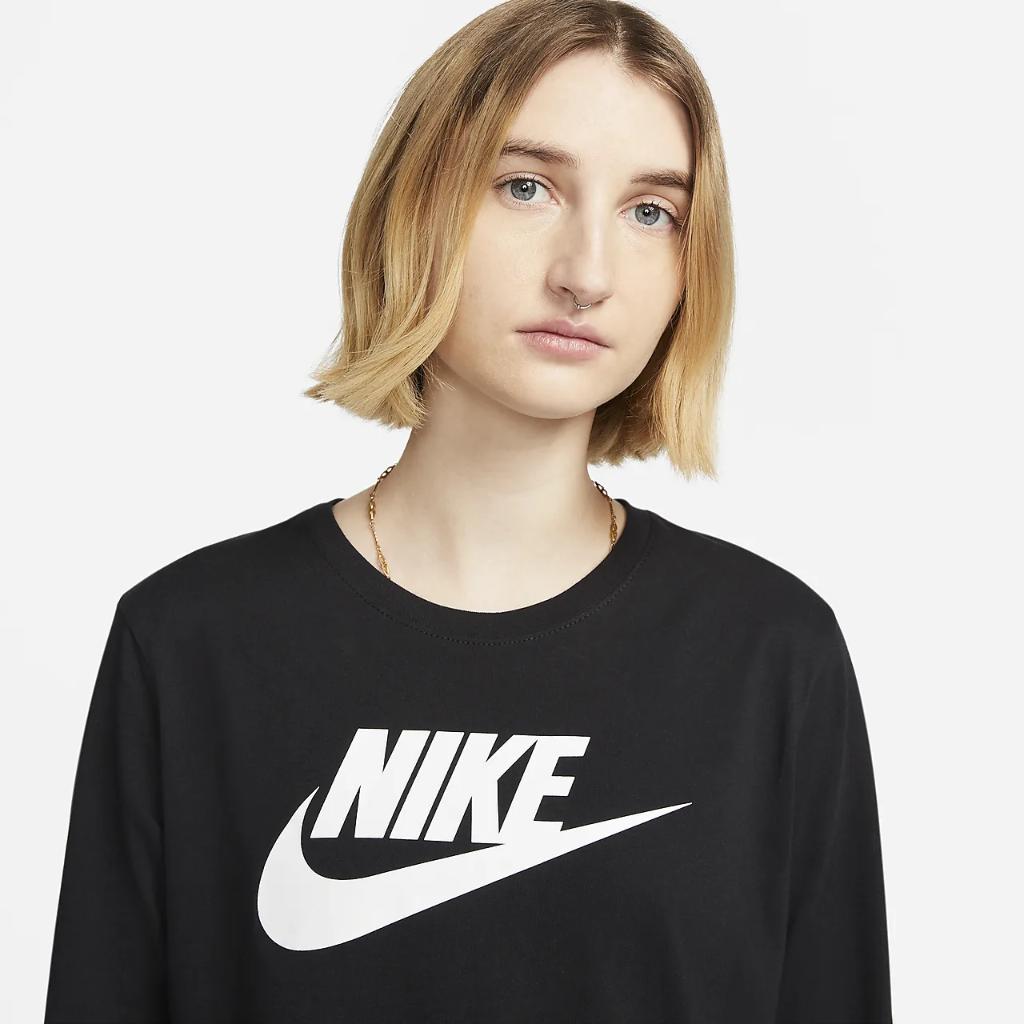 Nike Sportswear Essentials Women&#039;s Long-Sleeve Logo T-Shirt FJ0441-010