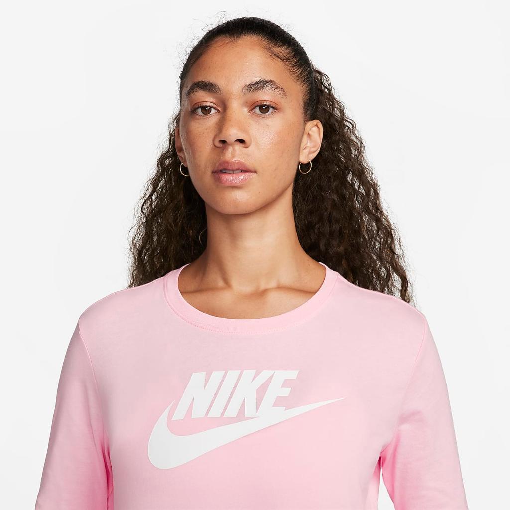 Nike Sportswear Essentials Women&#039;s Long-Sleeve Logo T-Shirt FJ0441-690