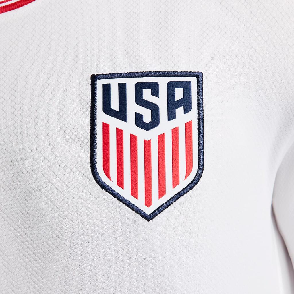 USMNT 2024 Stadium Home Men&#039;s Nike Dri-FIT Soccer Long-Sleeve Replica Jersey FJ1264-100