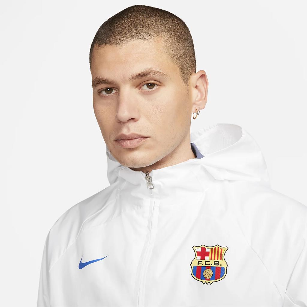 FC Barcelona AWF Men&#039;s Nike Soccer Jacket FJ1539-100