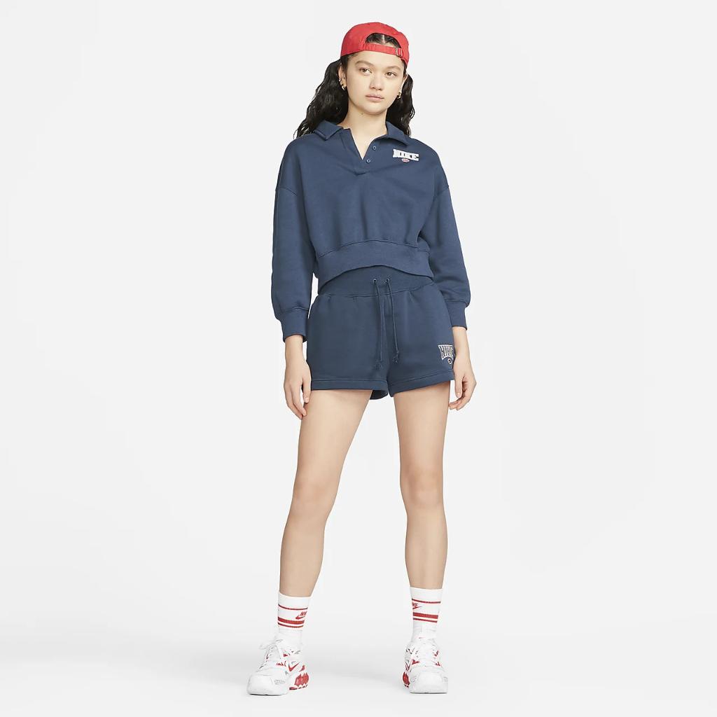 Nike Sportswear Phoenix Fleece Women&#039;s High-Waisted Shorts FJ1700-454