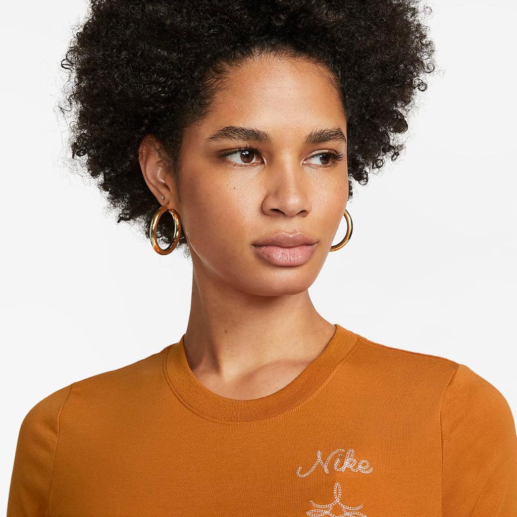 Nike Sportswear Essential Women&#039;s Slim Crop T-Shirt FJ1817-815