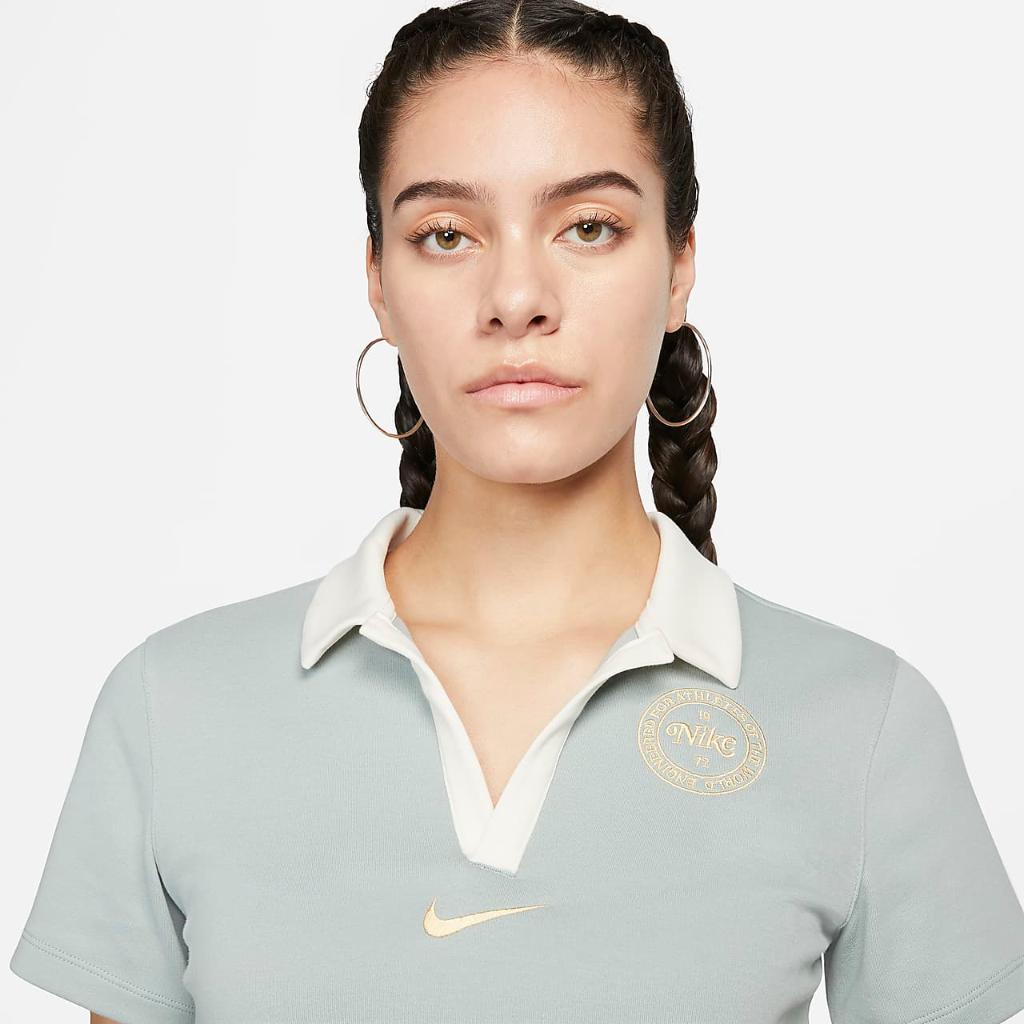 Nike Sportswear Essential Women&#039;s Short-Sleeve Polo Top FJ1822-013