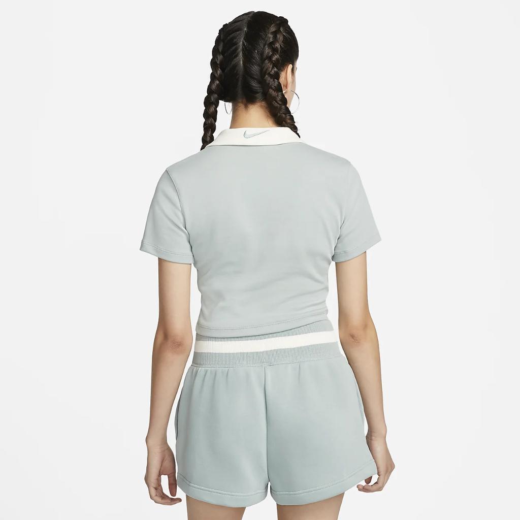 Nike Sportswear Essential Women&#039;s Short-Sleeve Polo Top FJ1822-013