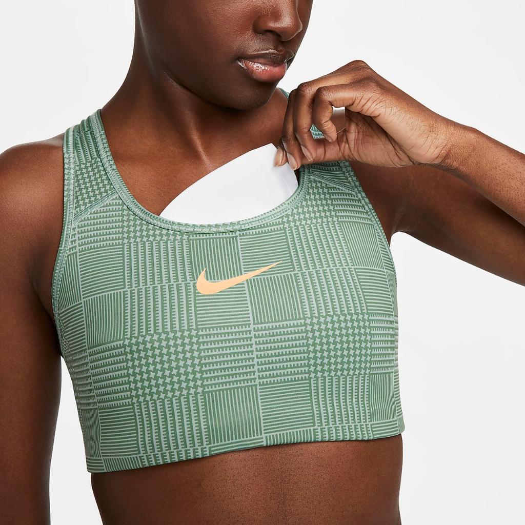 Nike Swoosh Women&#039;s Medium-Support Padded Printed Sports Bra FJ1823-013