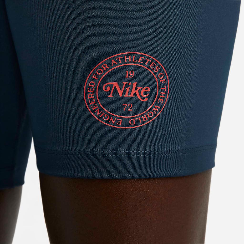 Nike One Women&#039;s Mid-Rise 7&quot; Campus Biker Shorts FJ1825-454
