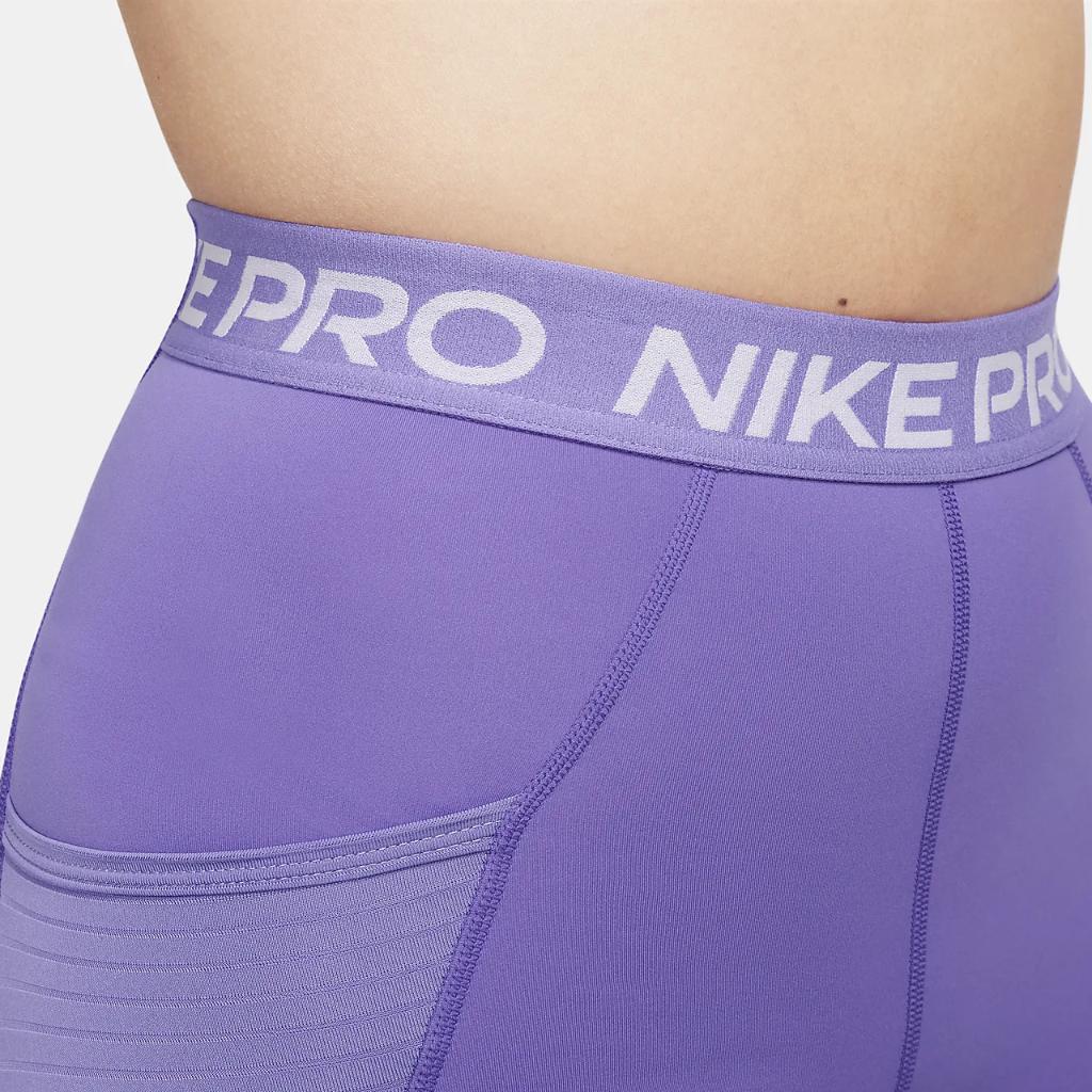 Nike Pro Women&#039;s High-Waisted 3&quot; Training Shorts with Pockets FJ1831-542