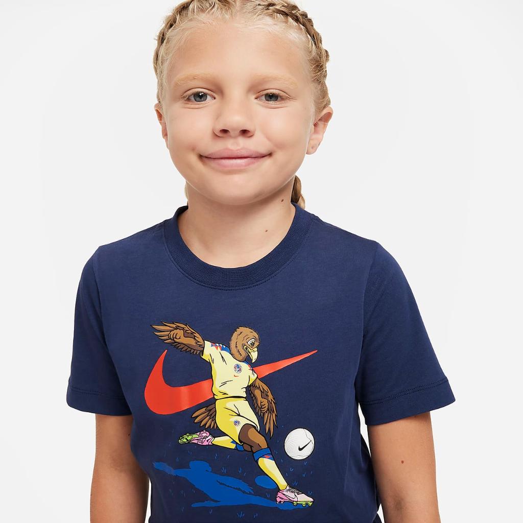 Club América Mascot Big Kids&#039; Nike Soccer T-Shirt FJ1870-410