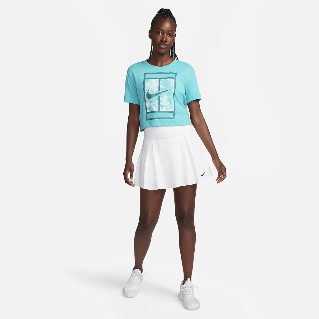 Nike Dri-FIT Slam Women&#039;s Cropped T-Shirt FJ2711-367