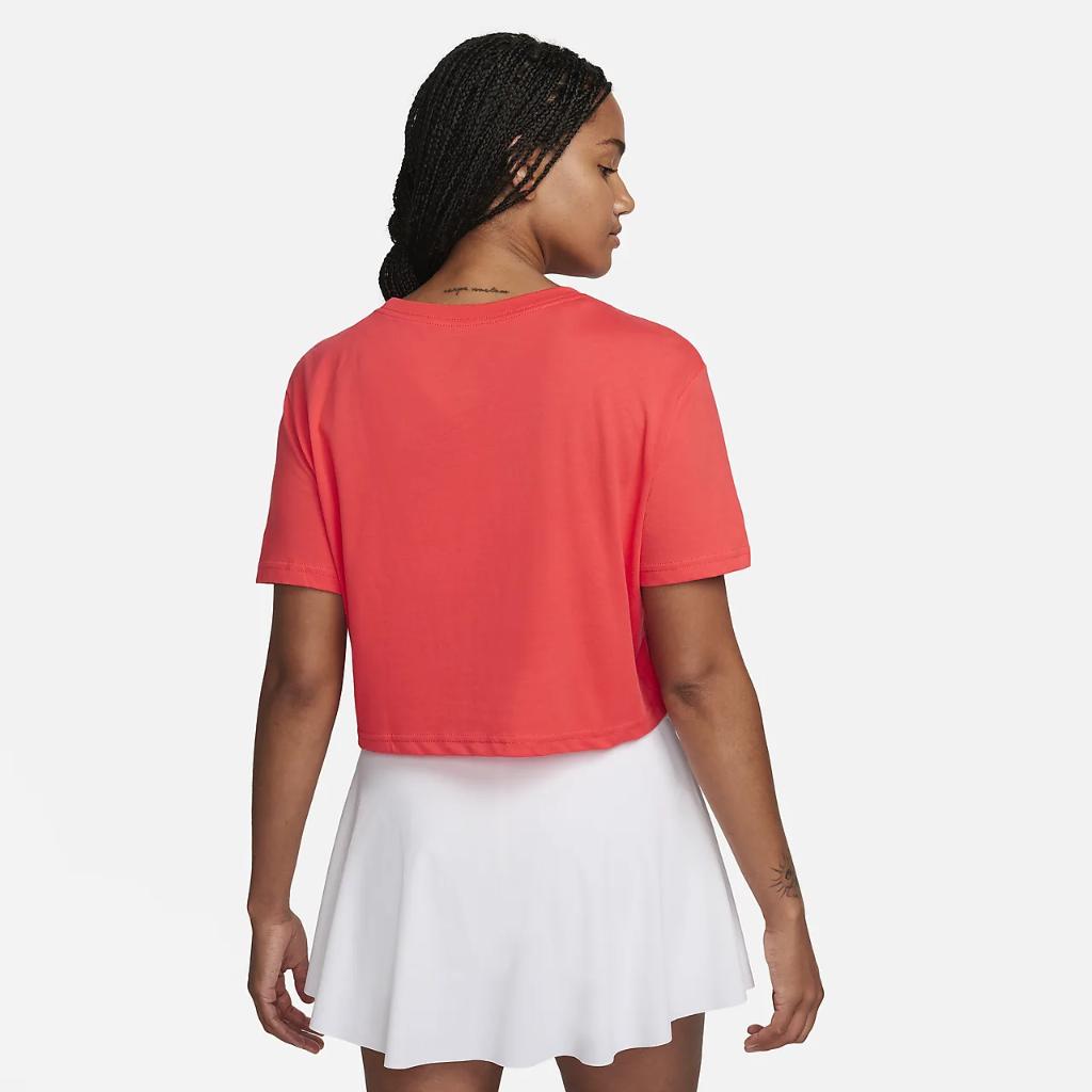 Nike Dri-FIT Slam Women&#039;s Cropped T-Shirt FJ2711-850