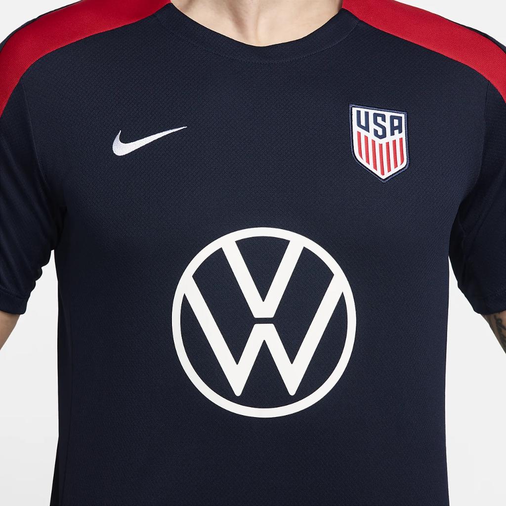 USMNT Strike Men&#039;s Nike Dri-FIT Soccer Short-Sleeve Knit Top FJ2927-452