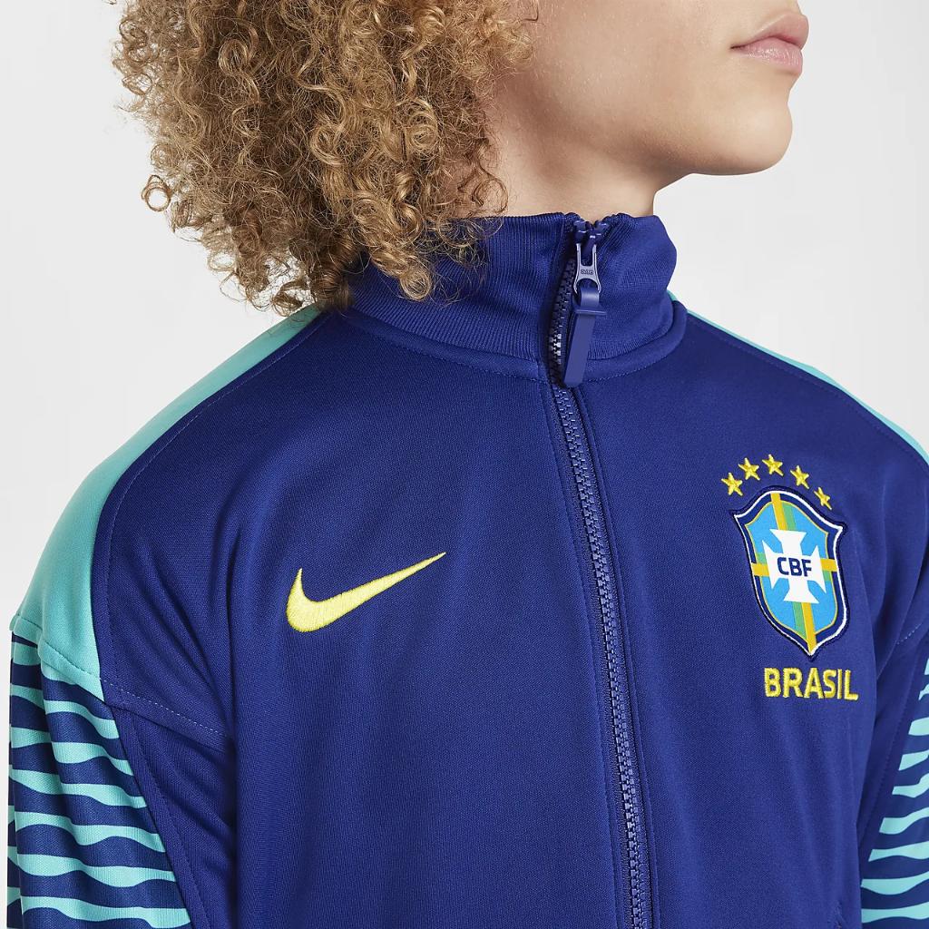 Brazil Academy Pro Big Kids&#039; Nike Dri-FIT Soccer Jacket FJ3081-455