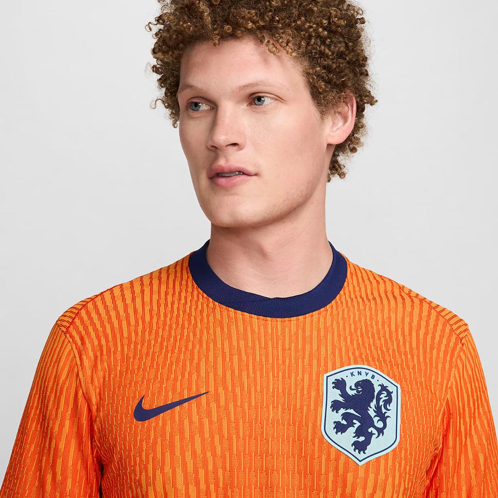 Netherlands (Men&#039;s Team) 2024/25 Match Home Men&#039;s Nike Dri-FIT ADV Soccer Authentic Jersey FJ4263-819