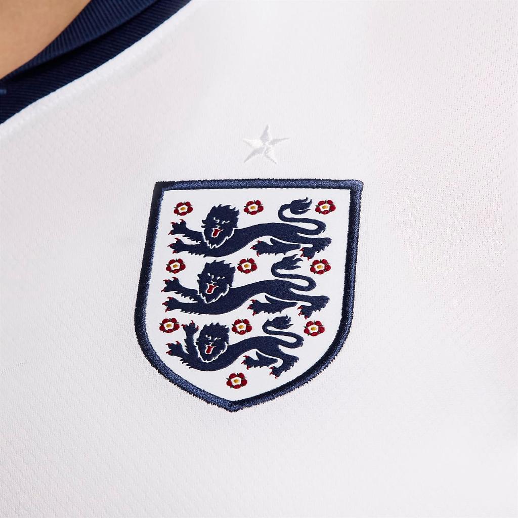 England (Men&#039;s Team) 2024/25 Stadium Home Women&#039;s Nike Dri-FIT Soccer Replica Jersey FJ4335-100