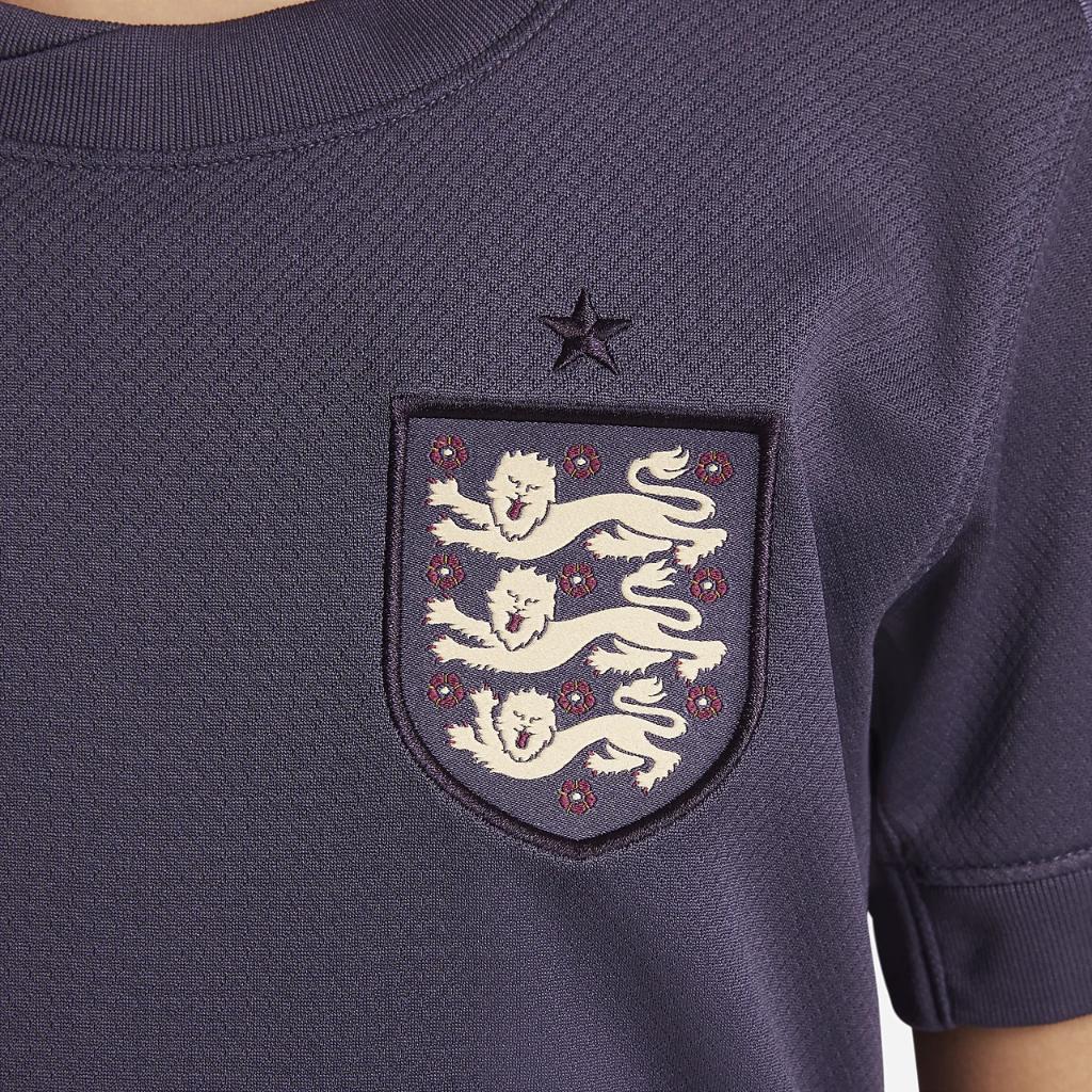 England (Men&#039;s Team) 2024/25 Stadium Away Big Kids&#039; Nike Dri-FIT Soccer Replica Jersey FJ4368-573