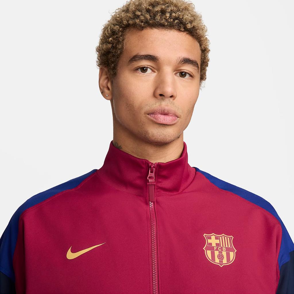 FC Barcelona Strike Men&#039;s Nike Dri-FIT Soccer Track Jacket FJ5427-620