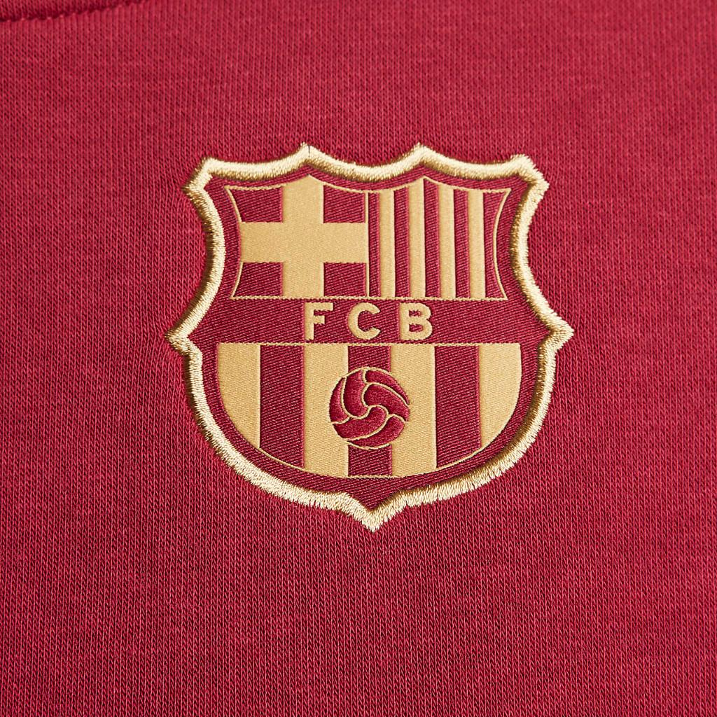 FC Barcelona Phoenix Fleece Women&#039;s Nike Soccer Oversized Pullover Hoodie FJ5618-620