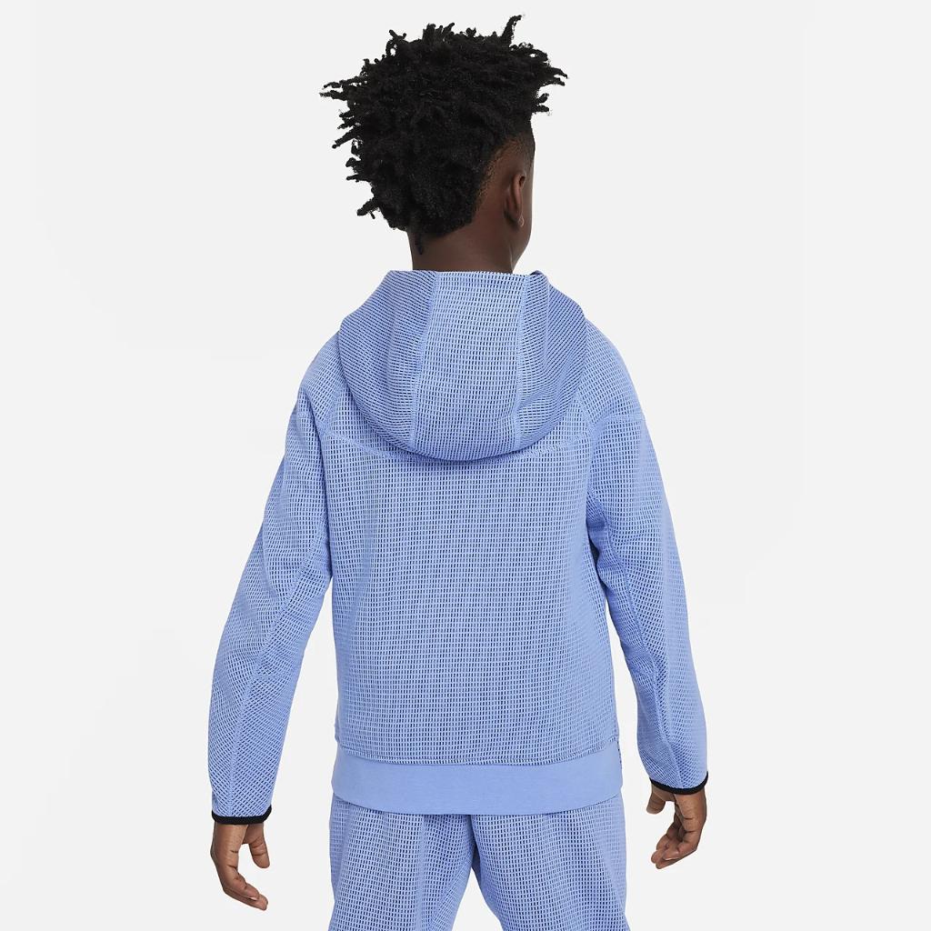 Nike Sportswear Tech Fleece Big Kids&#039; (Boy&#039;s) Winterized Full-Zip Hoodie FJ6023-450