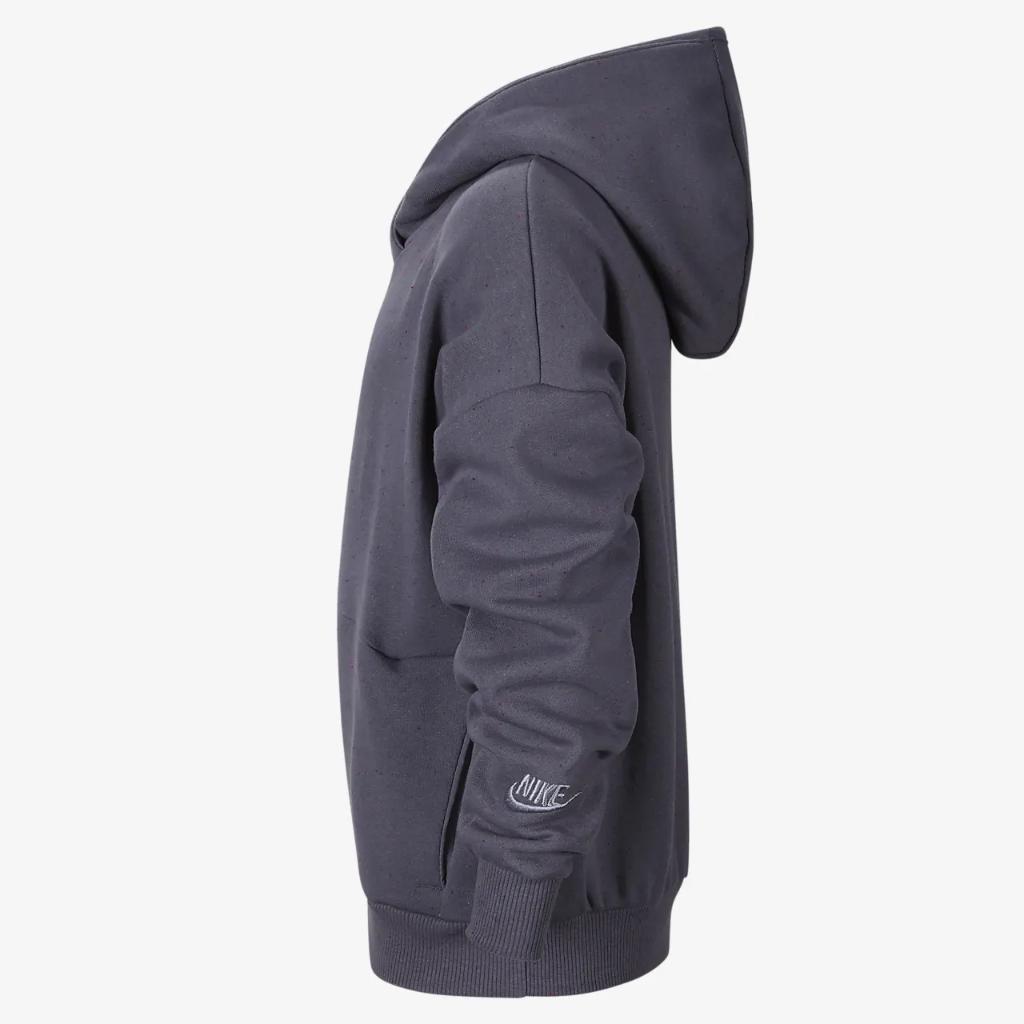 Nike Icon Fleece Big Kids&#039; Oversized Pullover Hoodie FJ6027-003