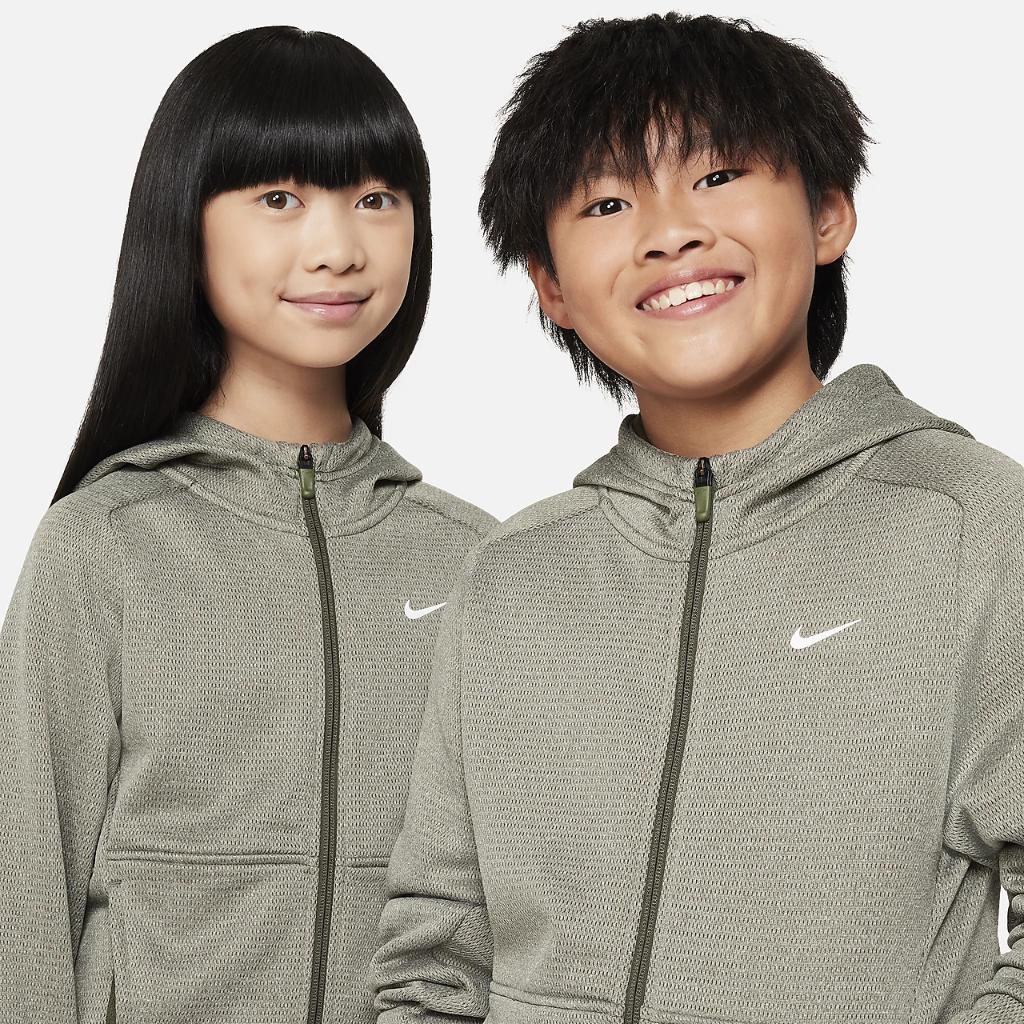 Nike Therma-FIT Big Kids&#039; Full-Zip Hoodie FJ6046-325