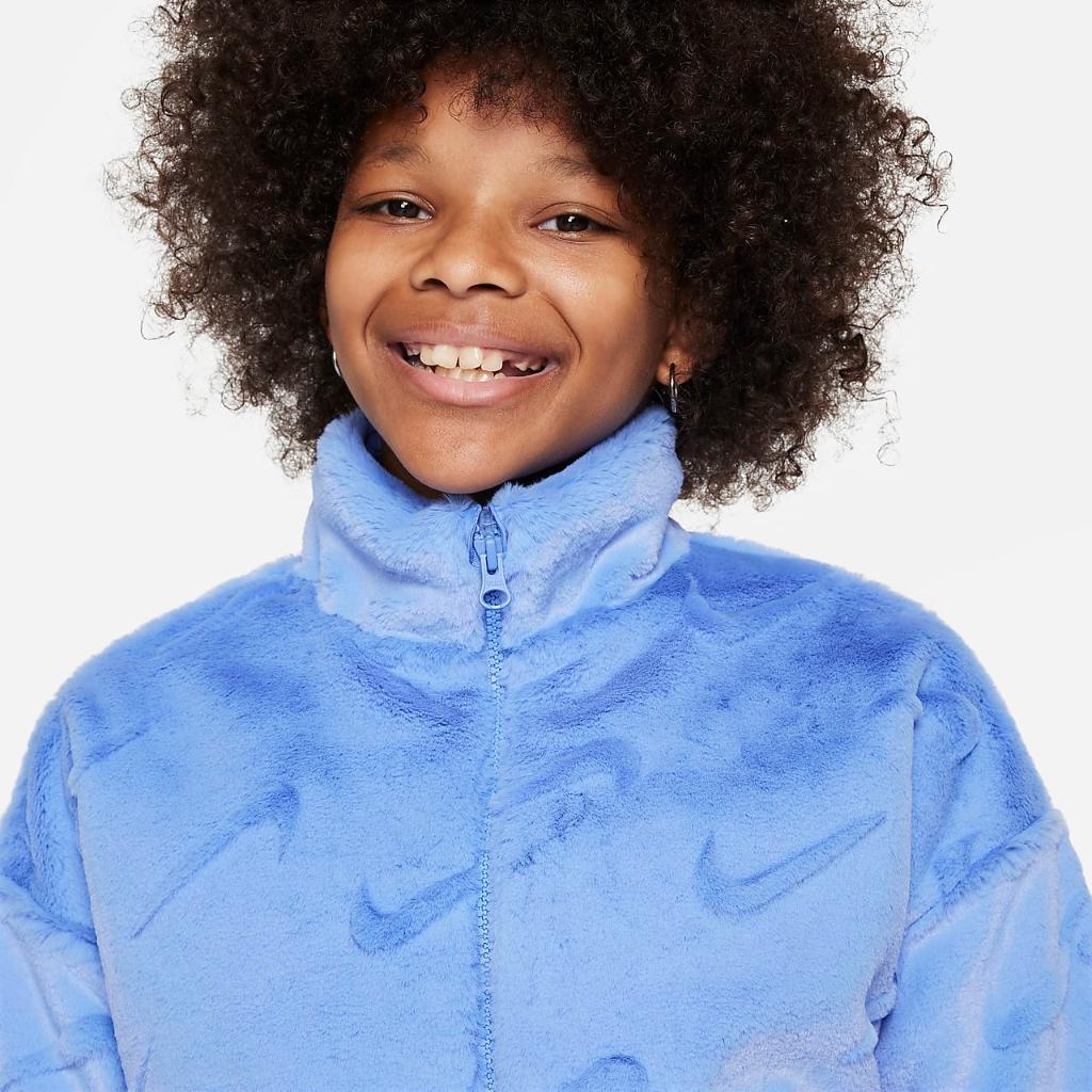 Nike Sportswear Big Kids&#039; (Girls&#039;) Jacket FJ6154-450