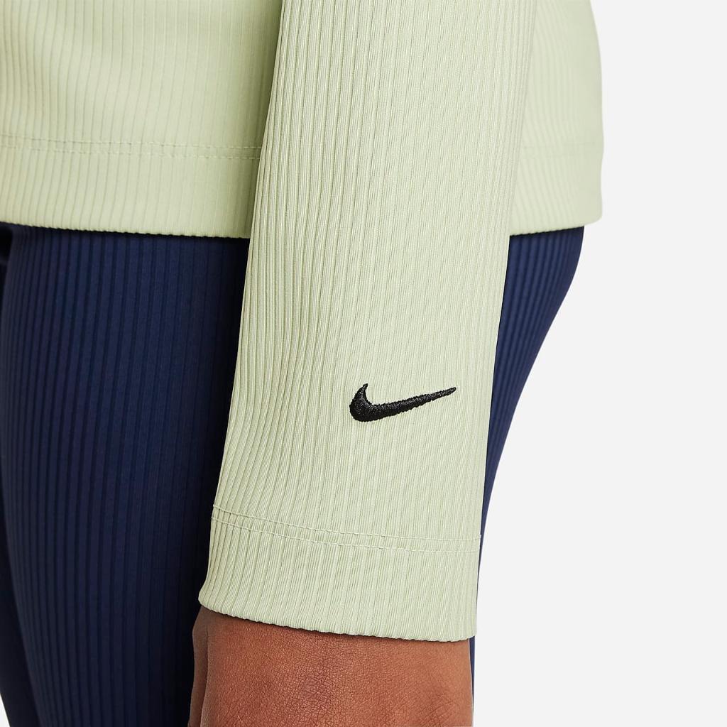 Nike Sportswear Big Kids&#039; (Girls&#039;) Dri-FIT Long-Sleeve Top FJ6155-343