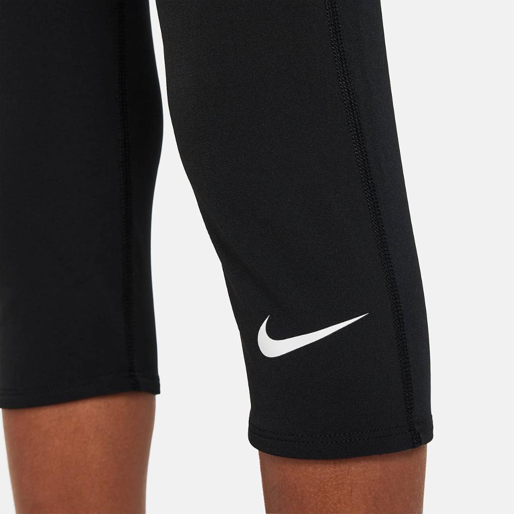 Nike Pro Dri-FIT Big Kids&#039; (Boys&#039;) 3/4-Length Tights FJ6819-010