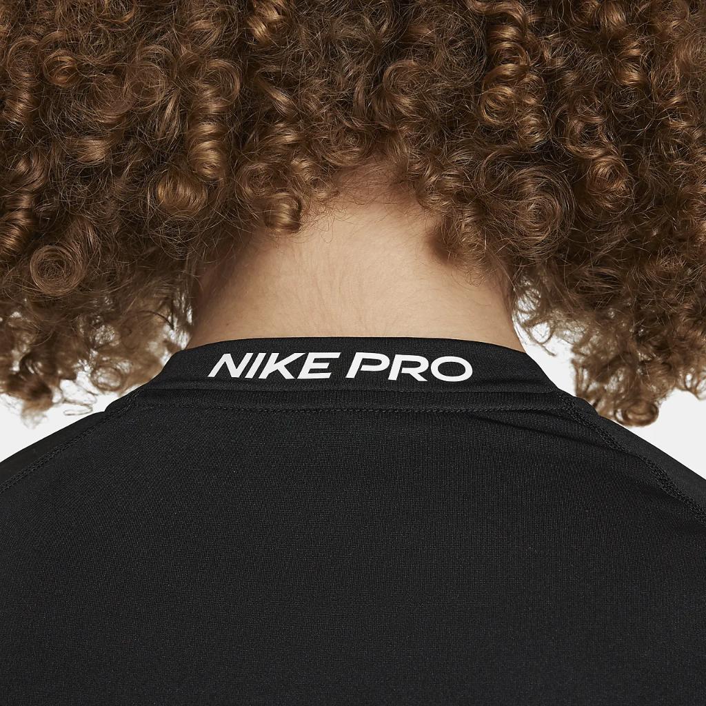 Nike Pro Big Kids&#039; (Boys&#039;) Dri-FIT Long-Sleeve Top FJ6822-010