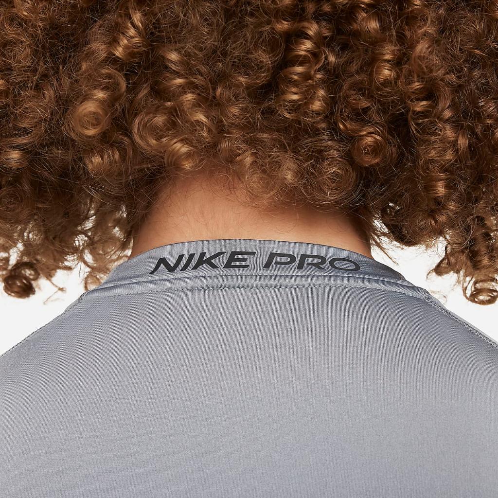 Nike Pro Big Kids&#039; (Boys&#039;) Dri-FIT Short-Sleeve Top FJ6858-084