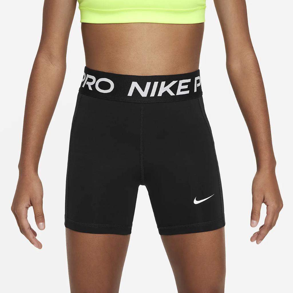 Nike Pro Leak Protection: Period Girls&#039; Dri-FIT Shorts FJ6861-010
