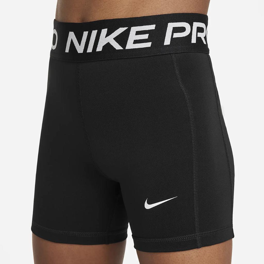 Nike Pro Leak Protection: Period Girls&#039; Dri-FIT Shorts FJ6861-010