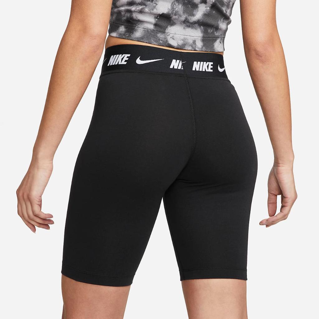 Nike Sportswear Women&#039;s High-Waisted Biker Shorts FJ6995-010