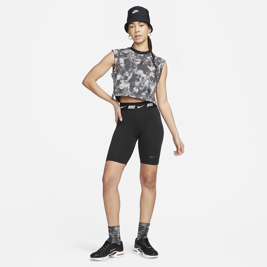 Nike Sportswear Women&#039;s High-Waisted Biker Shorts FJ6995-010