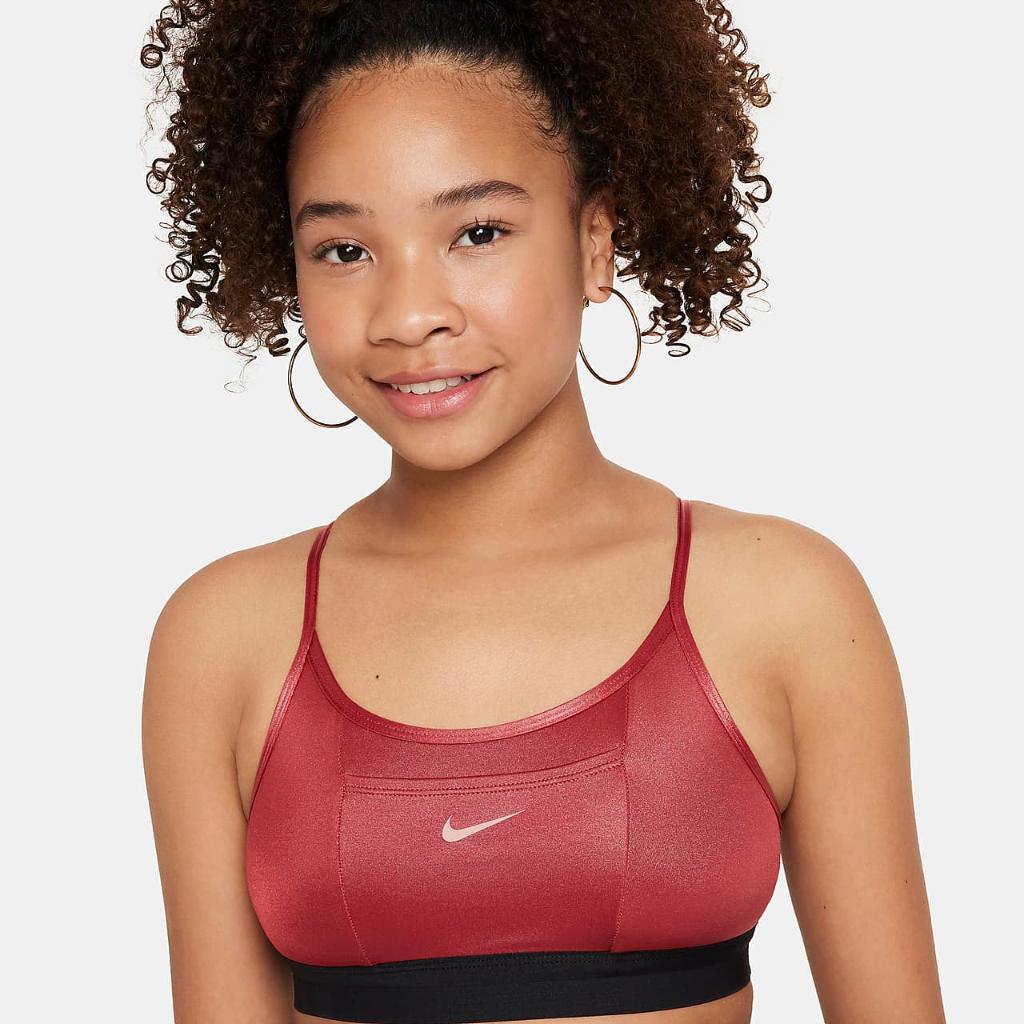 Nike Indy Big Kids&#039; (Girls&#039;) Sports Bra FJ7151-661