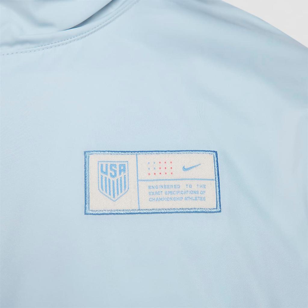 USMNT Essential Repel Women&#039;s Nike Soccer Woven Hooded Jacket FJ7422-440